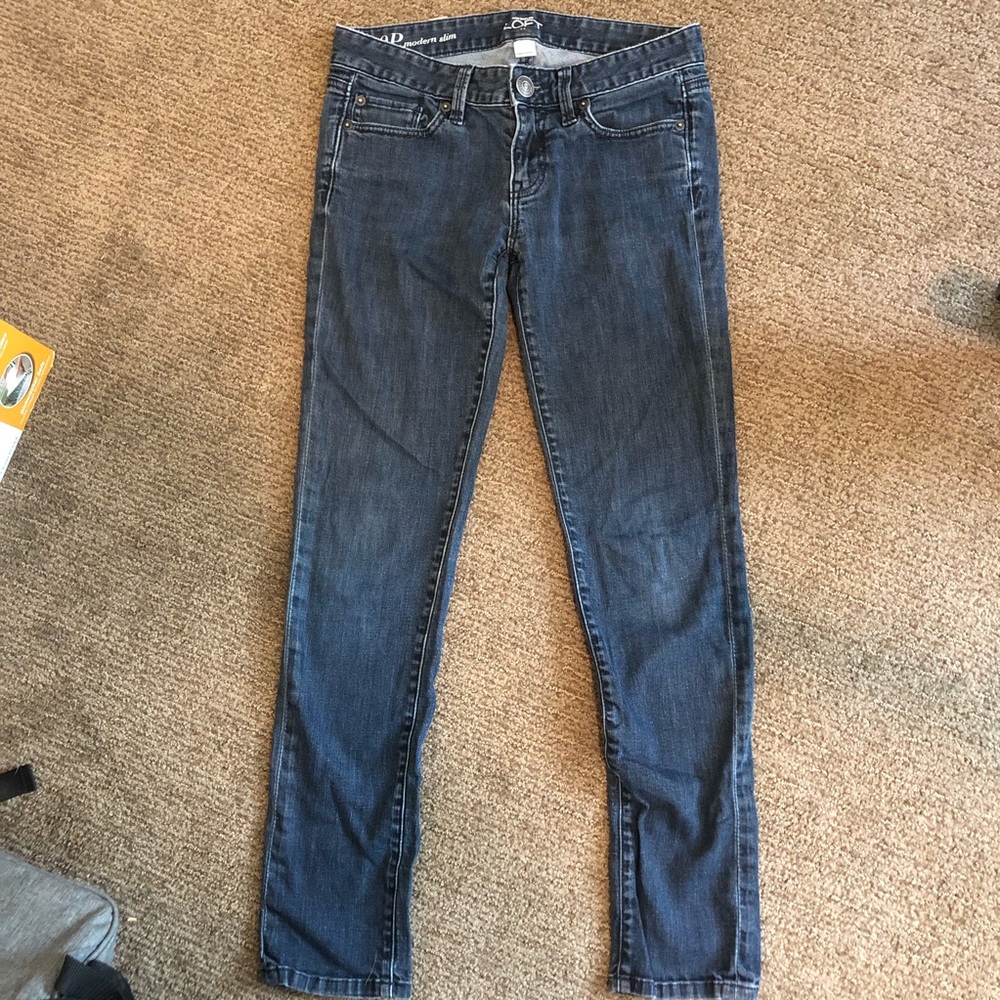 Faded Black Loft 0P modern slim jeans